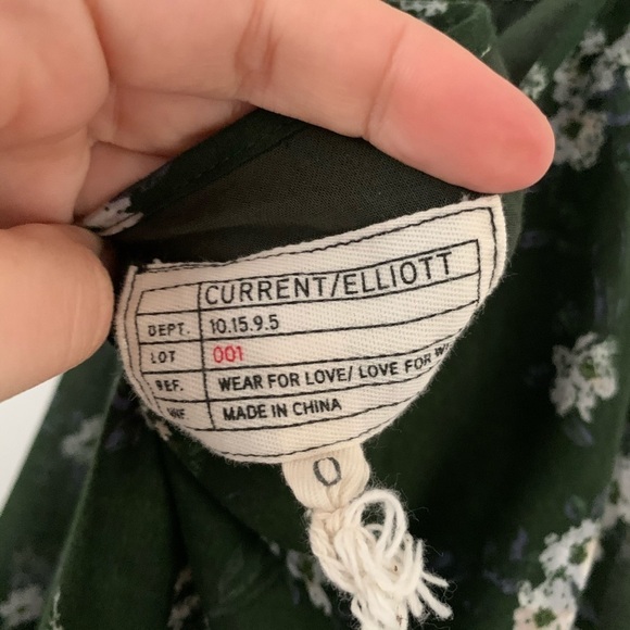 Current Elliot Green Floral Strappy Dress - Picture 7 of 8